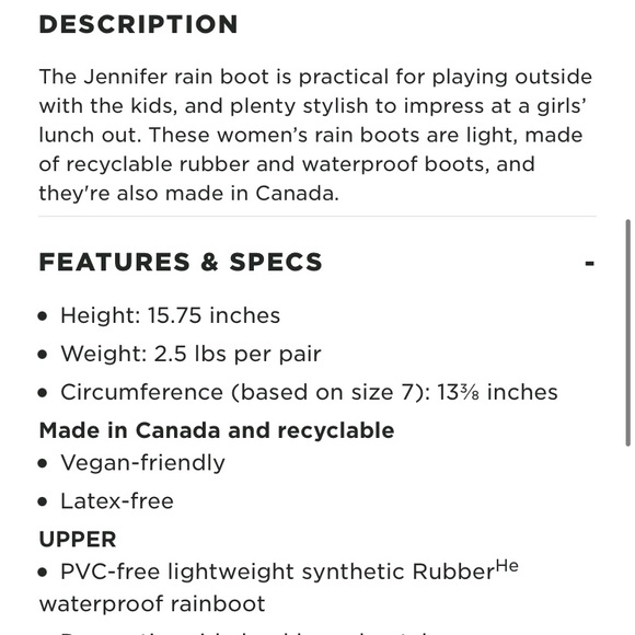 Kamik Jennifer Rain Boots - Picture 5 of 5